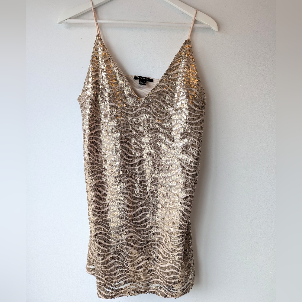 Revamped Sequined Top/Dress, Size XL